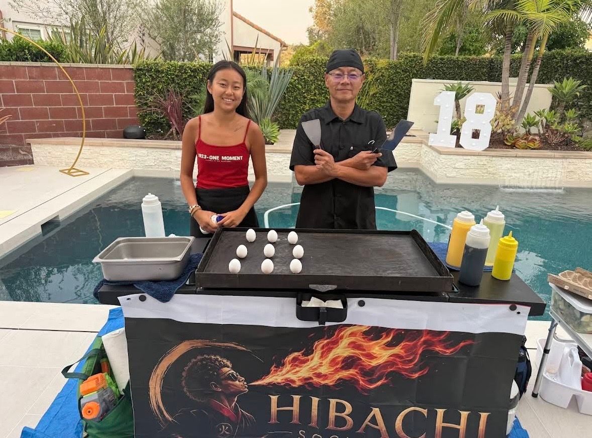 David and Summer, the father-and-daughter team behind LA Hibachi Social Club